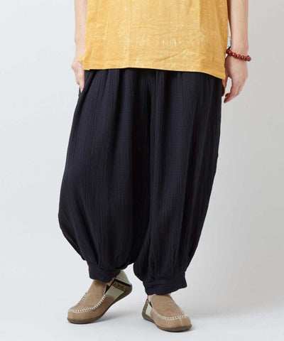 Nomad Balloon Gauze Harem Pants by AMINA - Ametsuchi