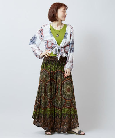 Mandala UV Cut Cardigan by AMINA - Ametsuchi