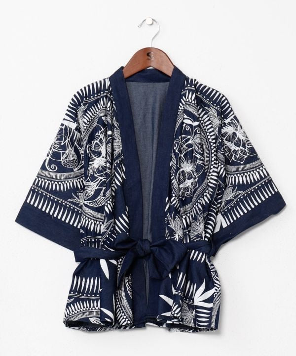 Indigo Color Bohemian Cardigan