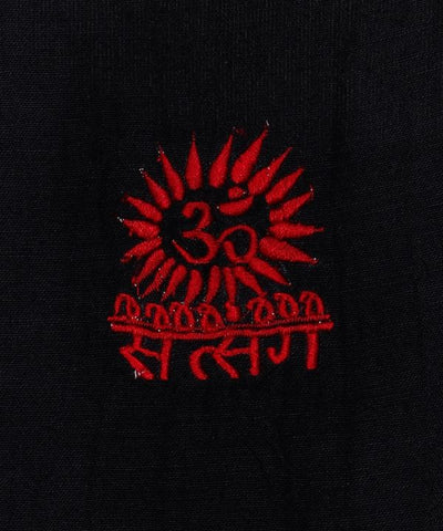 Linen Blend Embroidered Top Tops by AMINA - Ametsuchi