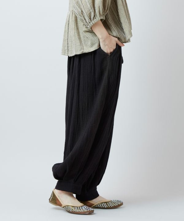 Double Gauze Balloon Pants by AMINA - Ametsuchi