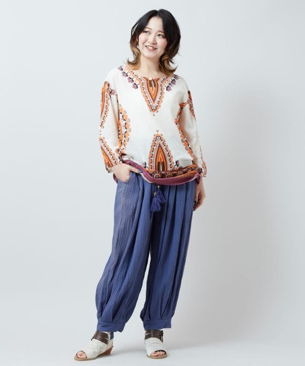 Double Gauze Balloon Pants by AMINA - Ametsuchi