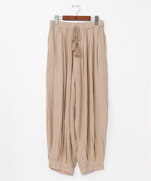 Double Gauze Balloon Pants by AMINA - Ametsuchi