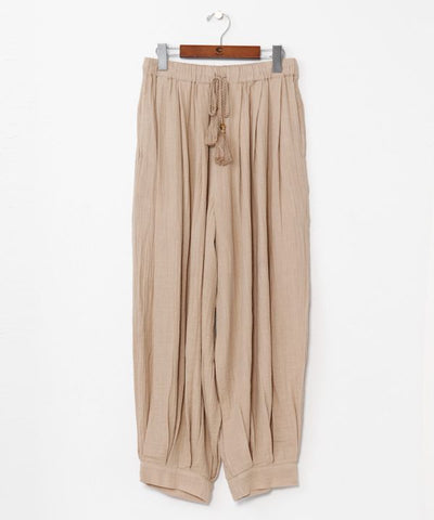 Double Gauze Balloon Pants by AMINA - Ametsuchi