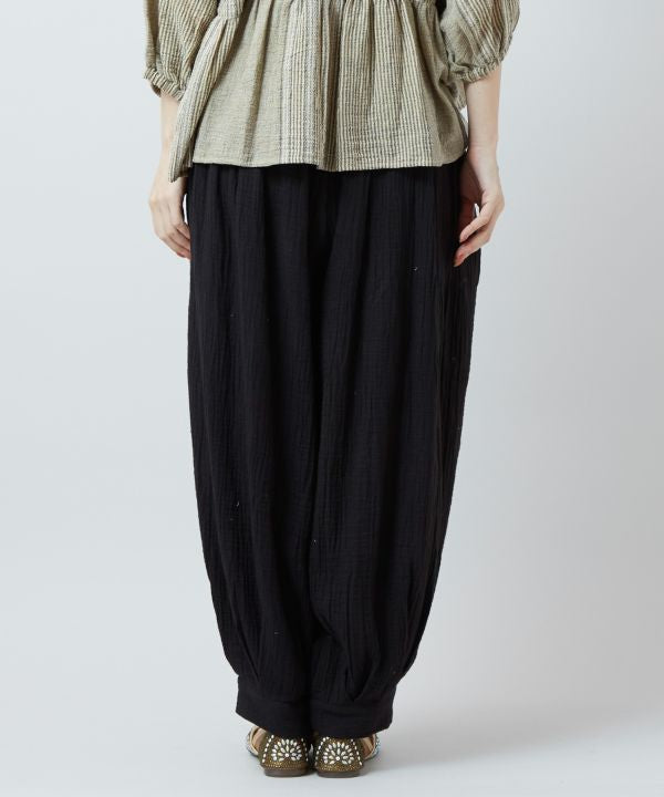Double Gauze Balloon Pants by AMINA - Ametsuchi