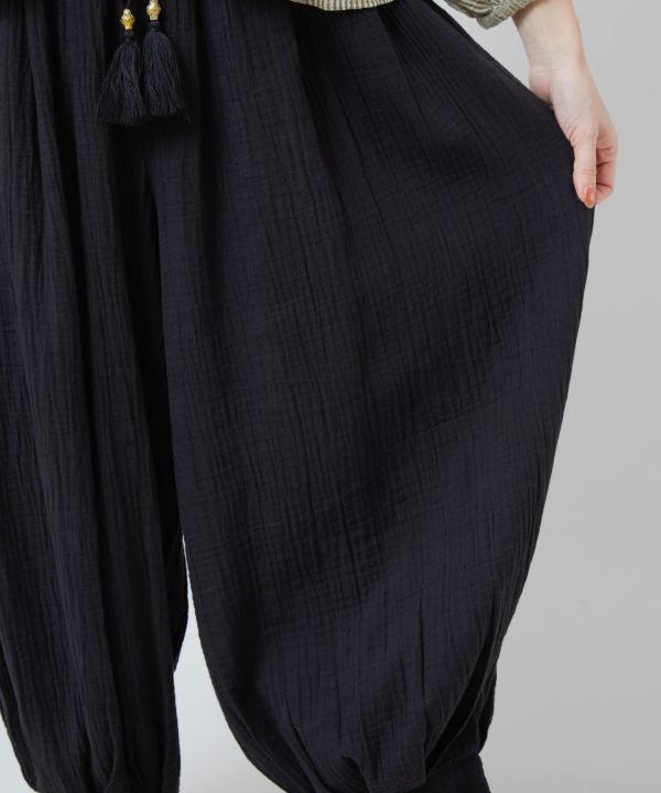 Double Gauze Balloon Pants by AMINA - Ametsuchi