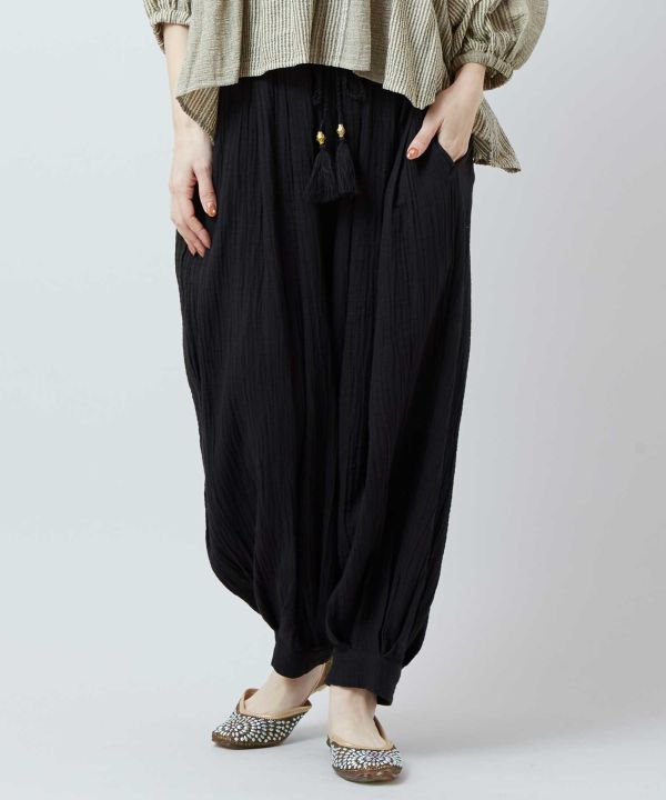 Double Gauze Balloon Pants by AMINA - Ametsuchi