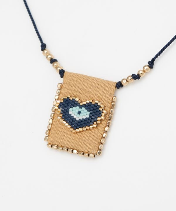Amulet Motif Necklace Necklaces by AMINA - Ametsuchi