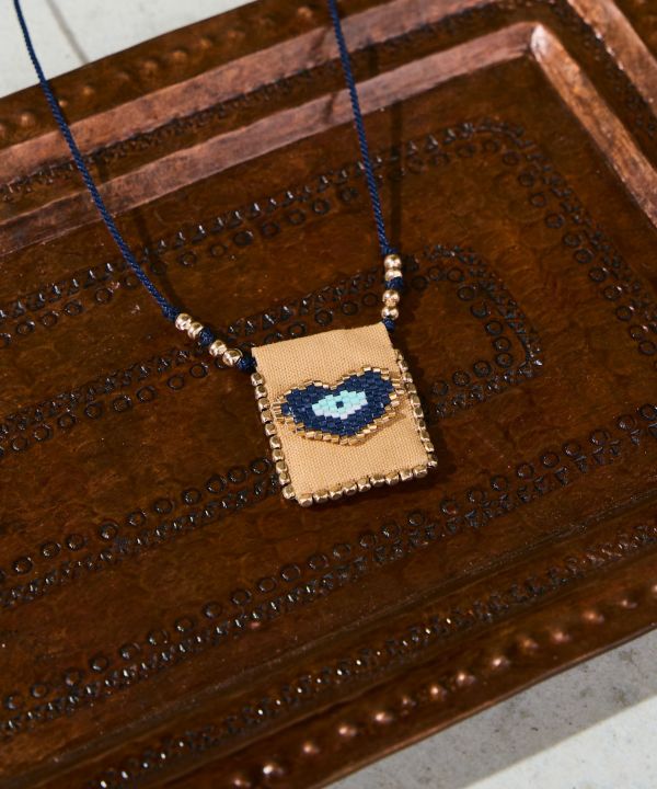 Amulet Motif Necklace Necklaces by AMINA - Ametsuchi