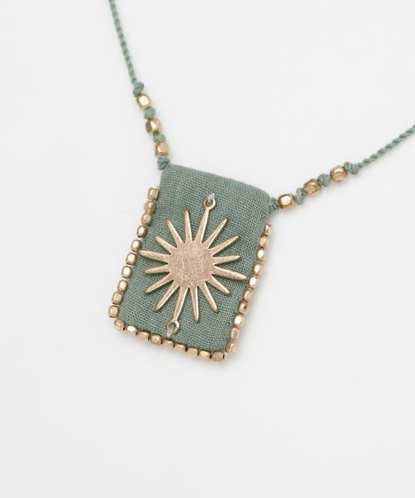 Amulet Motif Necklace Necklaces by AMINA - Ametsuchi