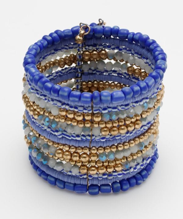 Colorful Beads Bangle Bangles & Bracelets by AMINA - Ametsuchi