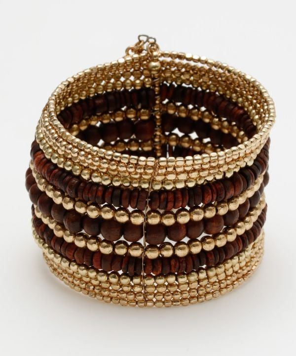 Colorful Beads Bangle Bangles & Bracelets by AMINA - Ametsuchi