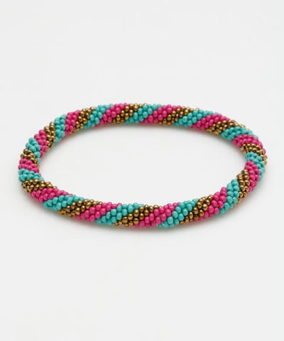 Colorful Beaded Bracelet Bangles & Bracelets by AMINA - Ametsuchi