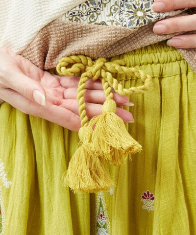 Embroidered Lehenga Skirt Skirts by AMINA - Ametsuchi