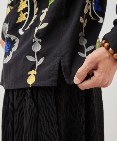 Statement Embroidery Bohemian Style Shirt