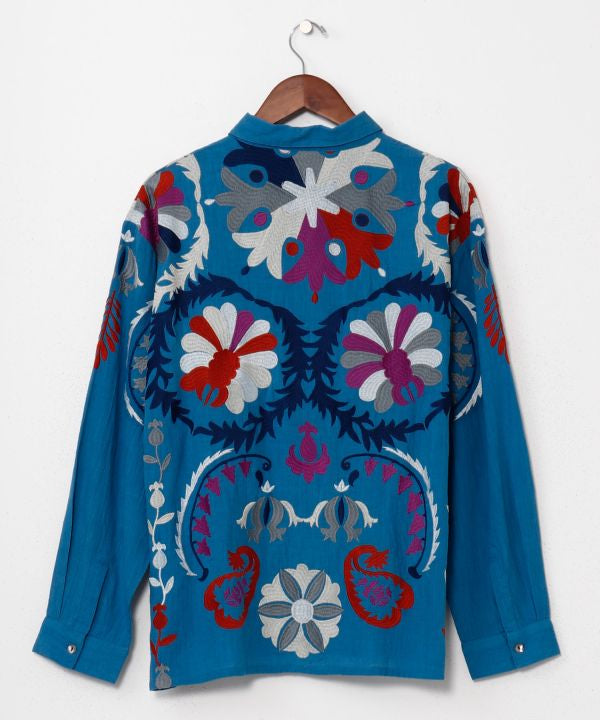 Statement Embroidery Bohemian Style Shirt