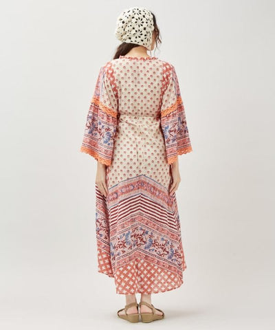 Bohemian Block Print Dress