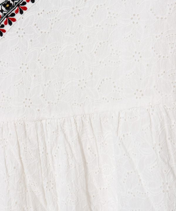 Roma Rose Embroidery Dress Dresses by AMINA - Ametsuchi