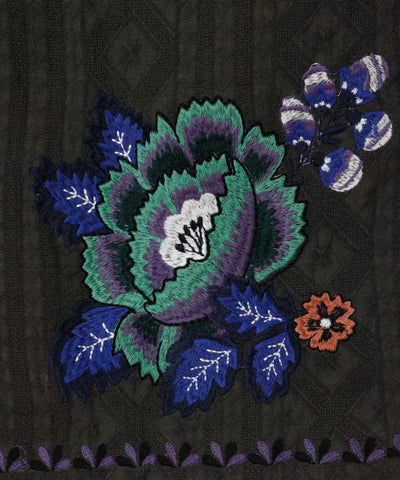 Roma Rose Embroidered Men Shirt by AMINA - Ametsuchi