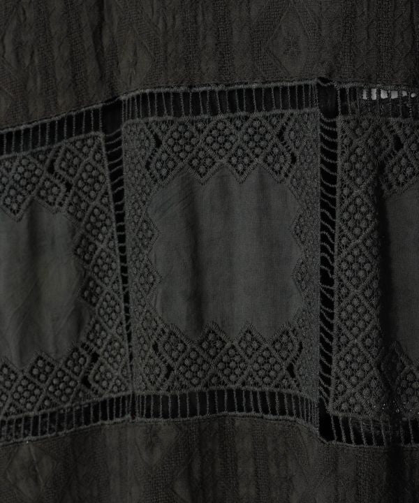 Roma Rose Embroidered Men Shirt by AMINA - Ametsuchi