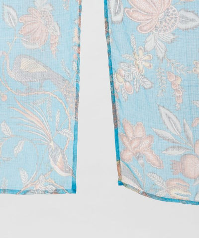 Floral Birds Noren Curtain