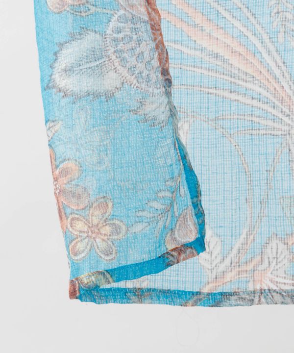 Floral Birds Noren Curtain