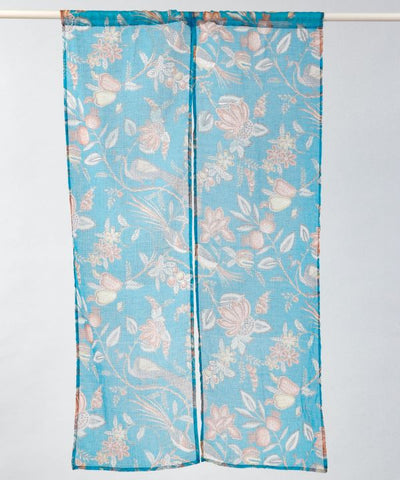 Floral Birds Noren Curtain