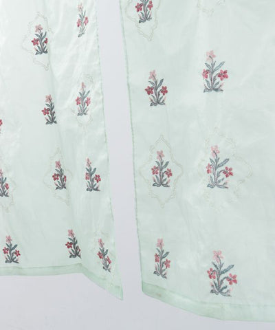 Floral Sheer Noren Curtain