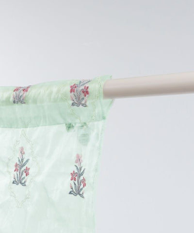 Floral Sheer Noren Curtain