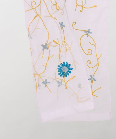 Floral Sheer Noren Curtain