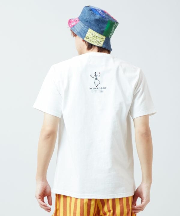 Calavera Print T-Shirt by AMINA - Ametsuchi