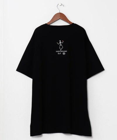 Calavera Print T-Shirt by AMINA - Ametsuchi