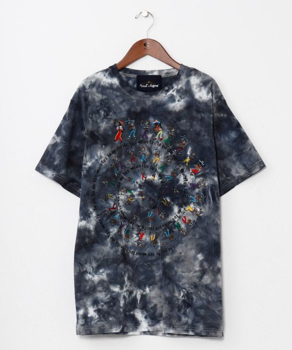 Calavera Embroidered T-Shirt by AMINA - Ametsuchi