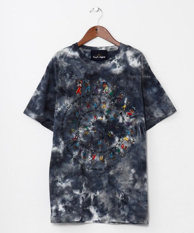 Calavera Embroidered T-Shirt by AMINA - Ametsuchi