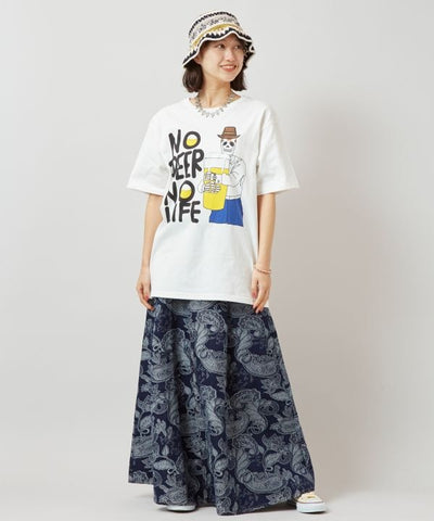 Beer Calavera T-Shirt by AMINA - Ametsuchi