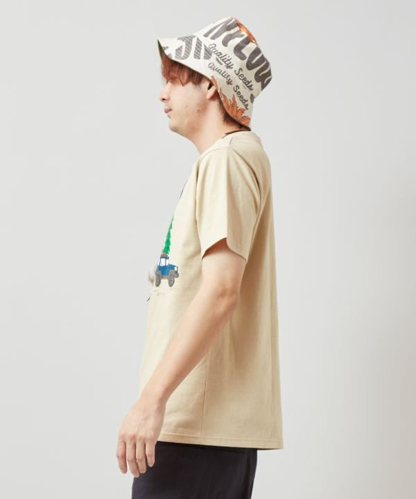 Ogawa×grn×Amina Calavera Print T-Shirt Tops by AMINA - Ametsuchi