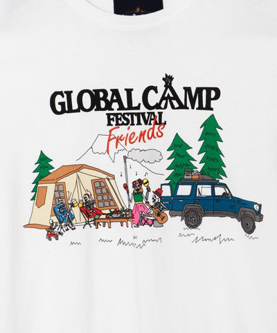 Ogawa×grn×Amina Calavera Print T-Shirt Tops by AMINA - Ametsuchi