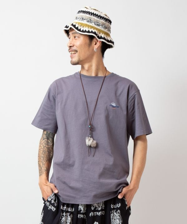 Ogawa×grn×Amina Calavera Camp T-Shirt Tops by AMINA - Ametsuchi