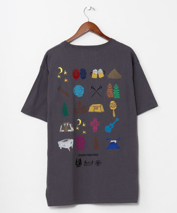 Ogawa×grn×Amina Calavera Camp T-Shirt