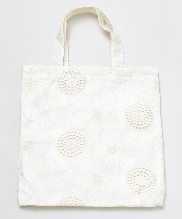 Floral Lace Tote Bag by 欧州航路 - Ametsuchi