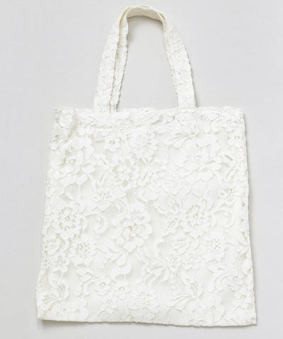 Floral Lace Tote Bag by 欧州航路 - Ametsuchi