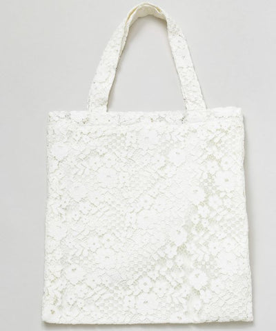 Floral Lace Tote Bag by 欧州航路 - Ametsuchi