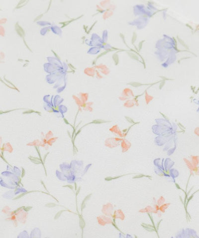 Floral Ribbon Slim Scarf