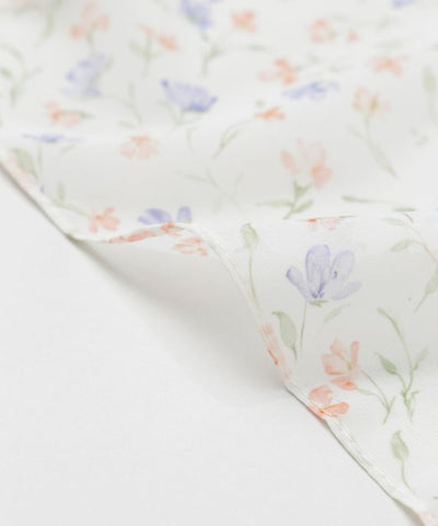 Floral Ribbon Slim Scarf