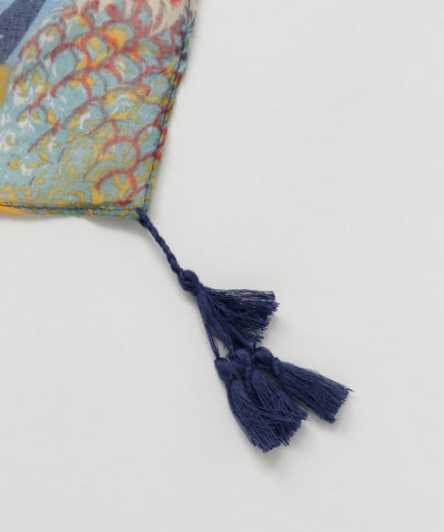 Soft Textured Floral Scarf