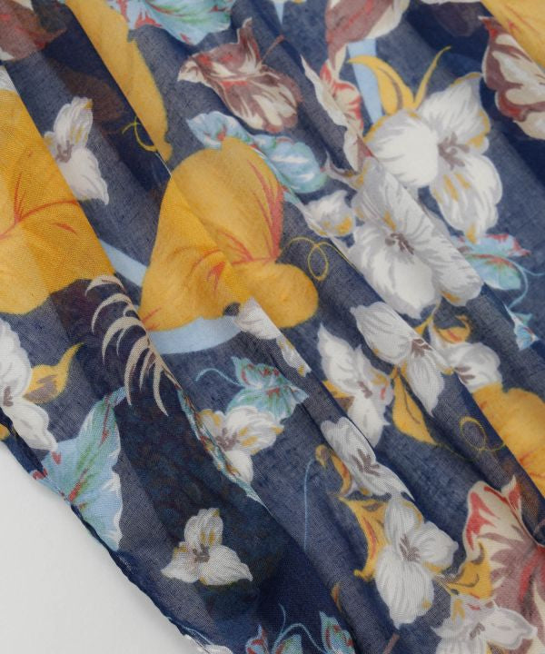 Soft Textured Floral Scarf