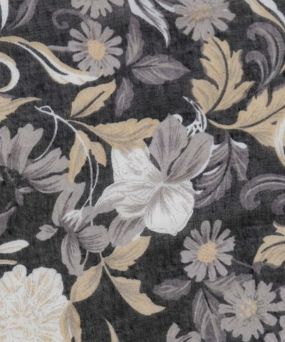 Soft Textured Floral Scarf