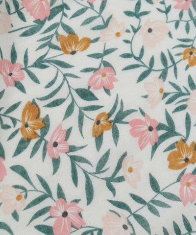 Soft Textured Floral Scarf