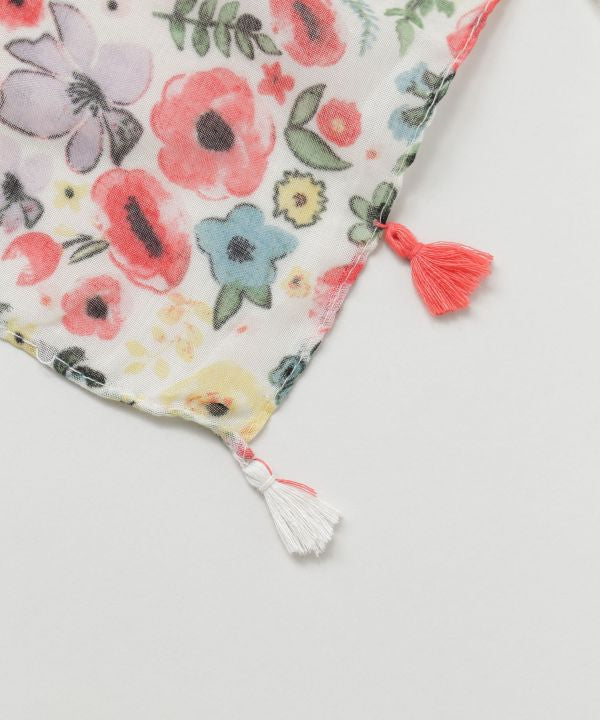 Floral Large Scarf Scarves by 欧州航路 - Ametsuchi