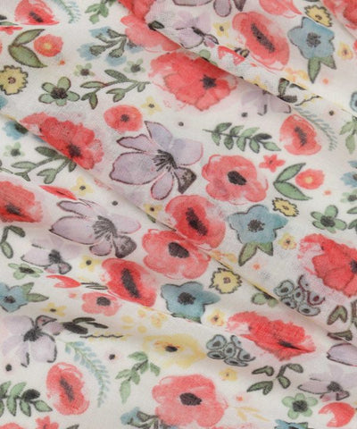 Floral Large Scarf Scarves by 欧州航路 - Ametsuchi